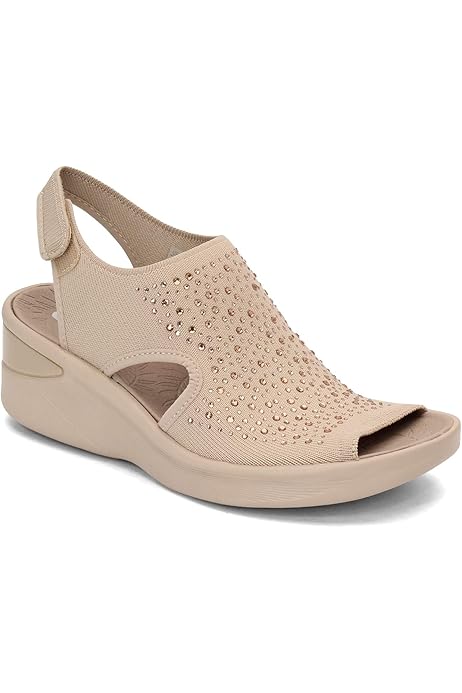 bzees melody wedge shoes