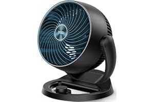Dreo Fan for Bedroom, 12 Inches, 70ft Powerful Airflow, 28db Quiet Table Air Circulator Fans for Whole Room, 120° Adjustable Tilt, 3 Speeds, Desktop Fan for Home, Office, Kitchen