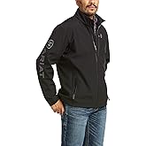ARIAT mens Logo 2.0 Patriot Softshell Water Resistant Jacket
