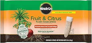 Miracle-Gro Fruit &amp; Citrus Plant Food Spikes, 12 Spikes