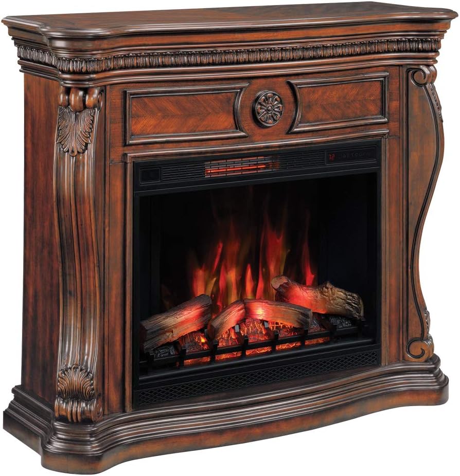 ClassicFlame Lexington Electric Fireplace Mantel in Empire Cherry 33WM881C232 Amazon.co.uk