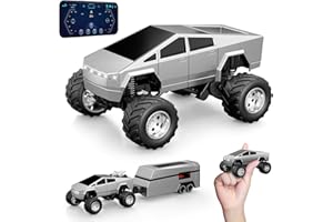 OSIMILY MINI Remote Control Cars RC Car Kids Toys 1:64 Scale Alloy Off Road RC Truck 2.4Ghz Remote Control Monster Truck Toys,Birthdays Gift for Boys Girls & Adults