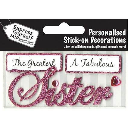 Express Yourself Mip 3d Stickers Sister Amazon Co Uk Kitchen Home