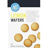 Amazon Brand - Happy Belly Lemon Wafers, 11 Ounce