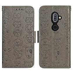 FDCWTSH Compatible with Nokia 8 Sirocco Wallet Case