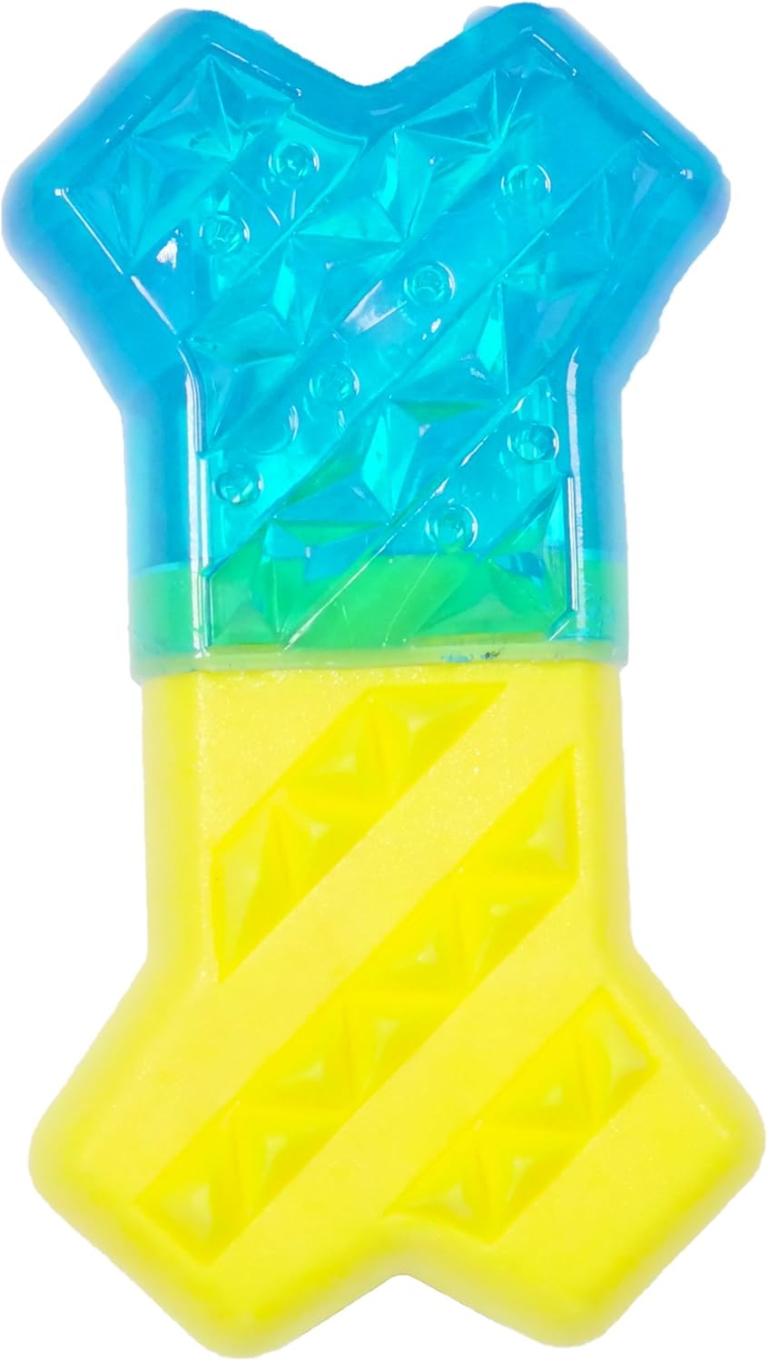 Rosewood Cooling outdoor dog toy, freezable teething bone for summer