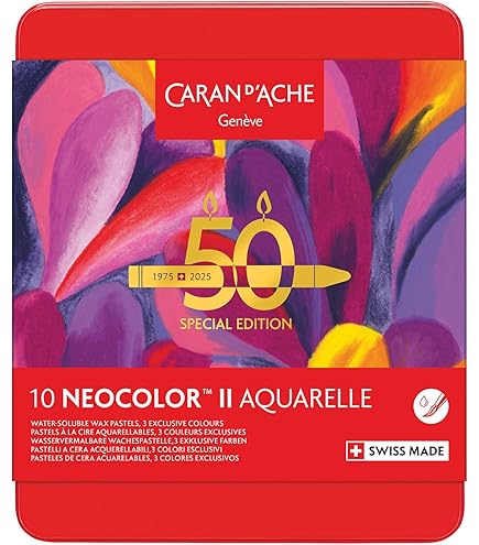 Amazon.com: Caran d'Ache Classic Neocolor II Water-Soluble Pastels