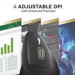iClever Ergonomic Mouse, WM101 Vertical Wireless