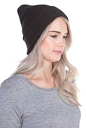 Top Level Unisex Cuffed Plain Skull Beanie Toboggan