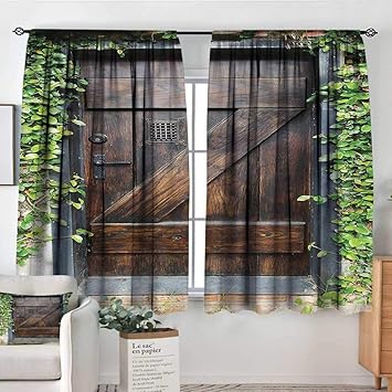 Amazon Com Rustic Curtains Drapes Spanish Style Garden 52 X96