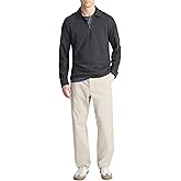 Vince Men's Diagonal Terry Quarter Zip Polo