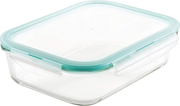 Lock & Lock llg454 Plana/Caja Rectangular 1,6 L, Cristal borosilicato: Amazon.es: Hogar