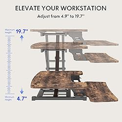 FLEXISPOT Standing Desk Converter 40in Sit to Stand