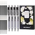 OBE WISEUS Ultra Fine Point 0.38mm Writing Pens Refills with Spring, Smooth Writing Replaceable Gel Pen Refills Set for Medical & Nursing Work,Students & Teachers,16 Counts