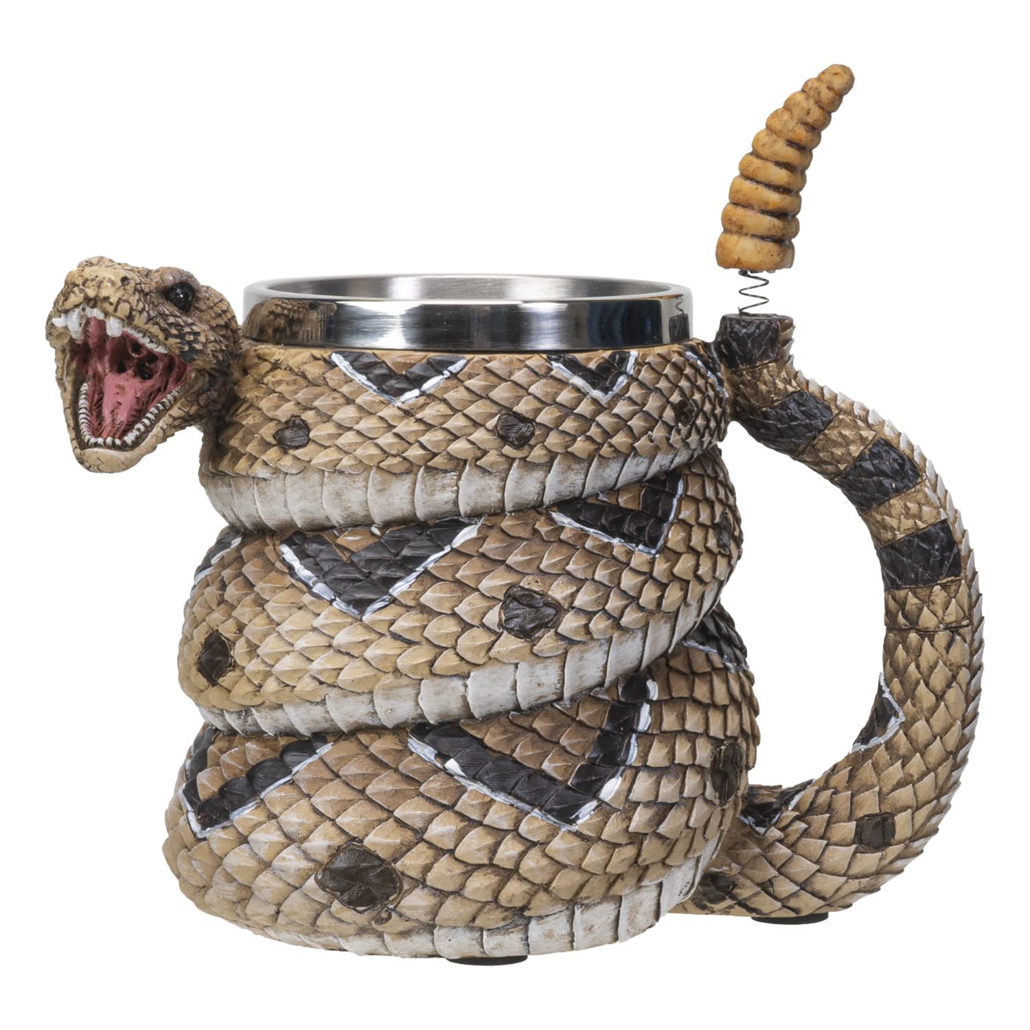Photo 1 of SUMMIT COLLECTION Rattlesnake Coffee Mug Cup 16 fl oz Diamondback Rattler Beer Tankard