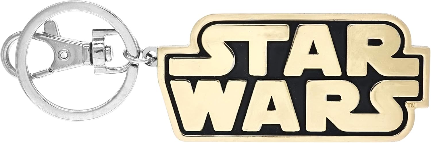 Star Wars Logo Pewter Key Ring: Toys & Games