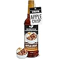 Syruvia Apple Crisp Coffee Syrup - 25.4 fl oz Premium Coffee Flavoring Syrup - Kosher Coffee Syrups, Gluten Free, No Coloring, Perfect for Drinks, Soda, Shakes, Desserts, and More.