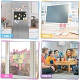 Thboxes Sticky Notes Set 400 Pcs Multicolor PU Leather Cover Office School view 7