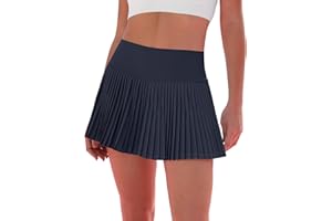 Eayouko Pleated Tennis Skirt for Women with Shorts Women's Skirts High Waisted Golf Skirts Workout Athletic Skort Skorts