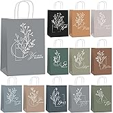 48 Pcs Employee Appreciation Paper Bags Bulk Thank You Gift Bags Employee Gratitude Party Supplies Inspirational Gift Wraps With Handles for Team Staff Coworkers Colleague Teacher, 6 × 3 × 8.3 inch
