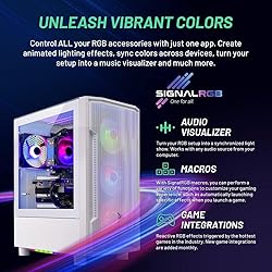 Skytech Archangel Gaming PC Desktop, Ryzen 7 5700