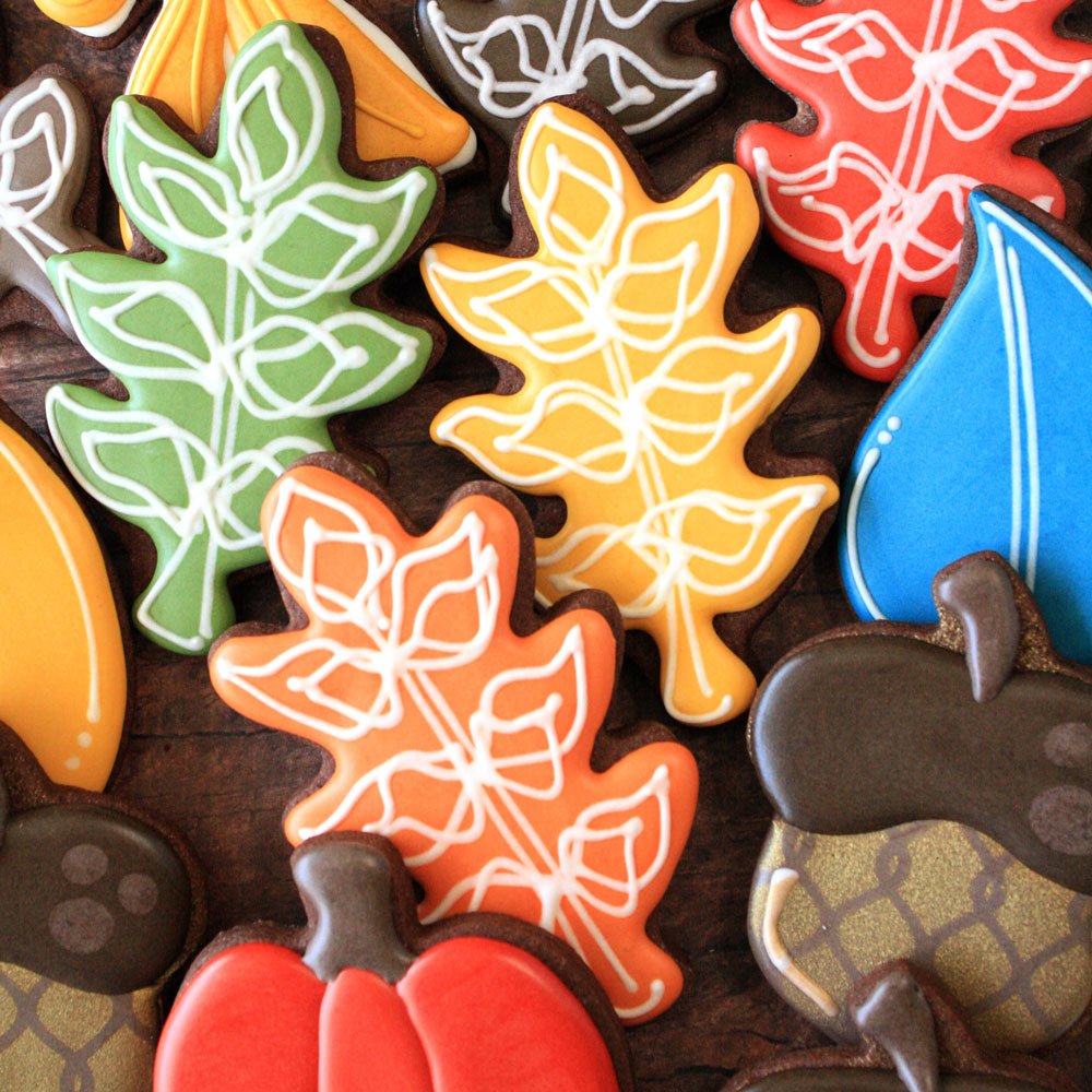 Ann Clark Cookie Cutters 3 Piece Fall Leaves Cookie Cutter Set With Ann Clark Cookie Cutters 3 Piece Fall Leaves Cookie Cutter Set With
