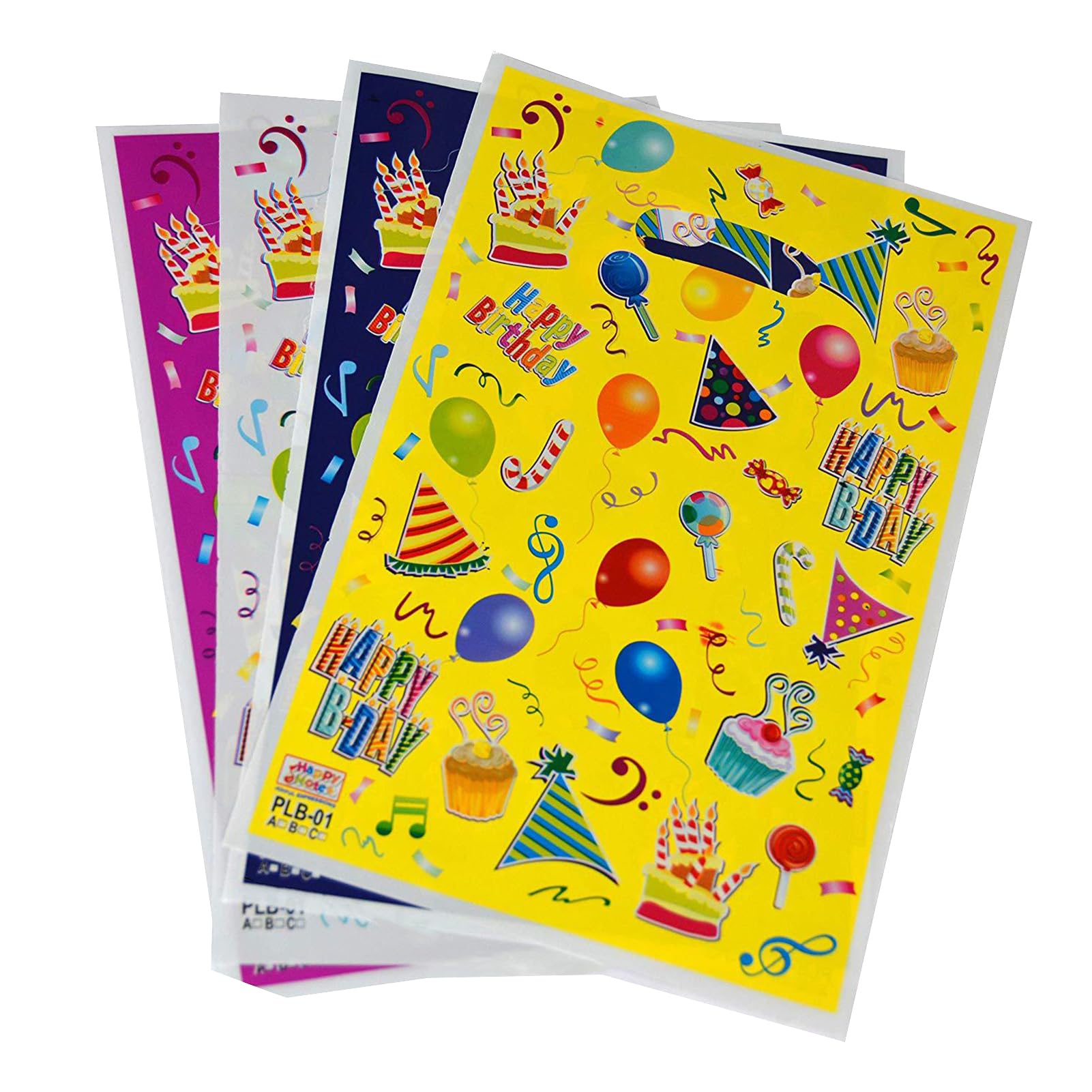 60pcs Party Bags, Eco-Friendly Candy Plastic Bags for Birthdays, Parties, Weddings, Tea Parties, Groceries(Size:25 x 17cm)