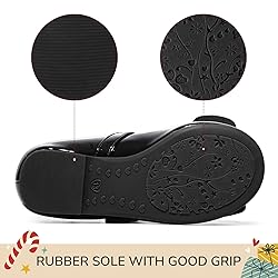 K KomForme Girl's Ballet Flats Non-Slip Soft Mary