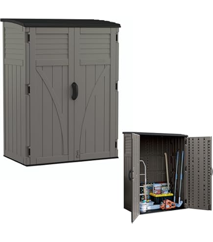 Amazon.com : Suncast Outdoor Storage Shed for Backyard and Garden