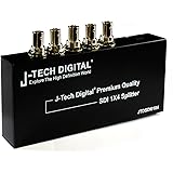 J-Tech Digital ® Premium Quality SDI Splitter 1x4 supports SD-SDI, HD-SDI, 3G-SDI up to 1320 Ft (1 input and 4 outputs)