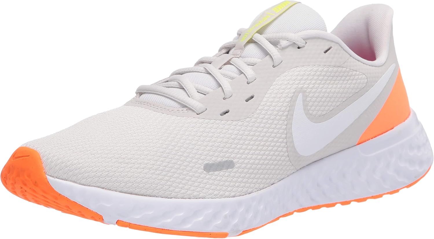 Nike Nike Revolution 5, Menâs Track & Field Shoes Running Shoe, Platinum Tint Whitepink Blast, 5 