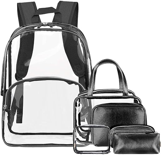 clear backpack purse