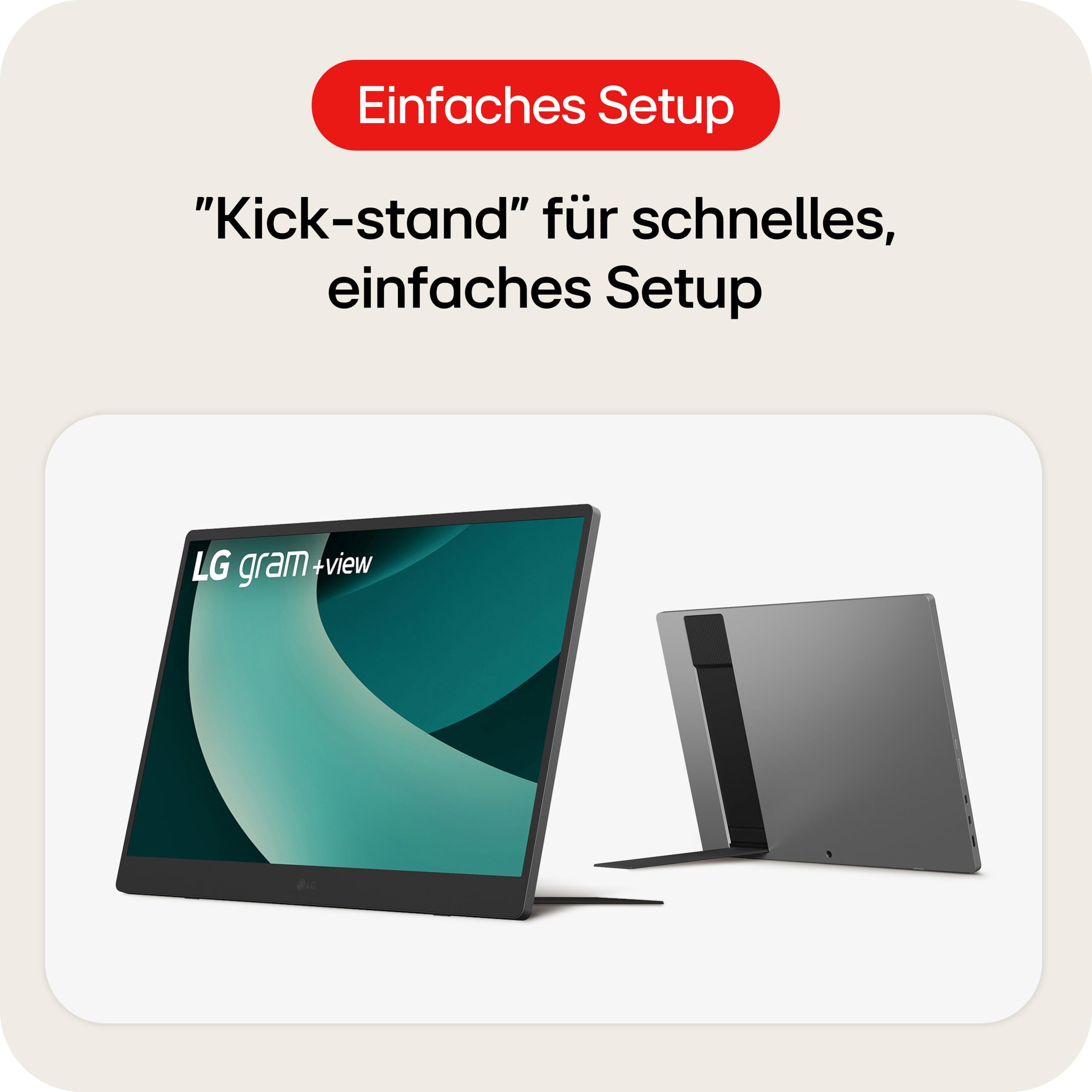 LG gram +View 17MT70.ASDWU (17 Zoll) WQXGA Portable IPS Monitor, USB-C, Mini-HDMI, Silber 6