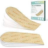 Heel Lift Inserts for Women Shoes - Welnove Adjustable Orthopedic Shoe Lifts for Uneven Legs - Gel Heel Inserts for Leg Lengt