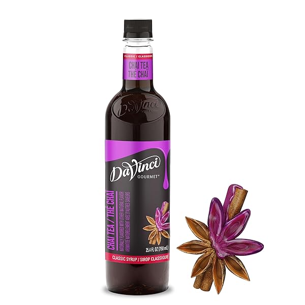DAVINCI GOURMET CLASSIC CHAI TEA CONCENTRATE, 750 ML...