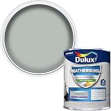 Dulux Weathershield Quick Dry Satin Paint Garden Grey 750ML