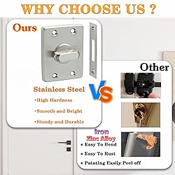 Alise Rotate Bolt Gate Latch,Heavy Duty Barrel