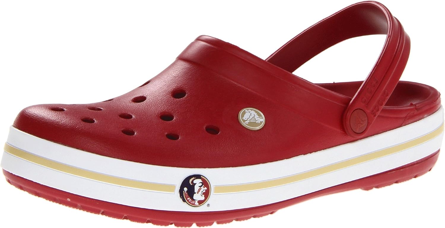 all red crocs