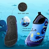 benpen Kids Water Shoes Toddlers Swim Beach Shoes Non-Slip Quick Dry Aqua Socks view 3