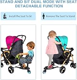 Shoze Buggy Board with Seat Blue Fits 2-7 Years Non-Universal view 8