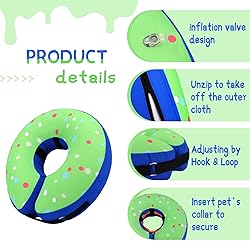 Supet Inflatable Dog Cone Collar Alternative After