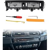 Upgraded Front AC Vent Grille for Select B-MW 5 Series | Fit 520, 523, 525, 528, 530, 535, 550 F10/F11/F18 2010-2016 | Age &amp; Warp Resistant