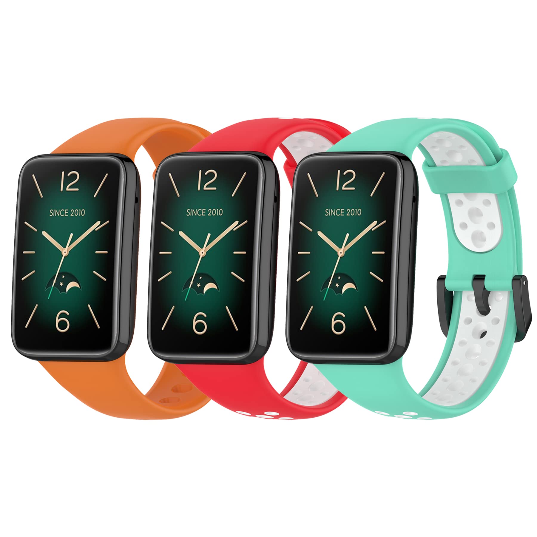 MIJOBS Silicone Strap Compatible with Xiaomi Band 7 Pro Replacement Strap Comfortable and Breathable Sport Watchband Compatible with Smartwatch Xiaomi Band 7 Pro Wristband