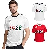 TeeTea Youth&Adult Soccer Jersey Size S-L, 2026 North America Soccer Cup T-Shirt, Soccer Fan Jersey Breathable, Team USA