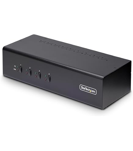 Amazon.com: 4 Port Dual DisplayPort KVM Switch : Electronics