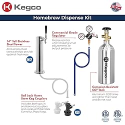 Kegco HBK309X-1 Keg Dispenser, 1 faucet without keg