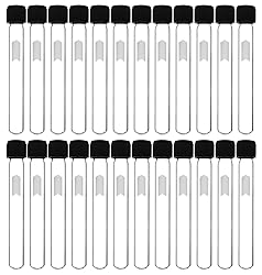 EISCO 24PK Test Tubes, 5ml - Bakelite Screw Cap