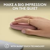 Logitech Pebble Mouse 2 M350s Rose Bluetooth Wireless 3-Device Easy-Switch view 6