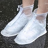 SooGree Waterproof Shoes Cover, Rain Boot Shoe Covers, Reusable Women Men PVC Sole Overshoes Galoshes Protectors for Cycling Camping Outdoor Travel