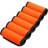 6 Pack Luggage Handle Wrap, Luggage Handle Wraps for Suitcase, Bright Orange Luggage Tags, Suitcase Tags identifiers for Travel Accessories